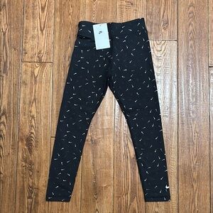Nike Black Leggings with Speckled Design